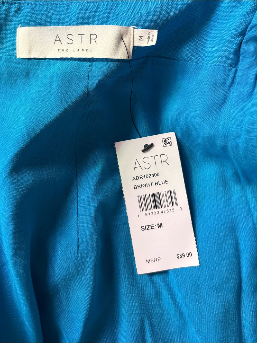 Astr Electric Blue Backless Spaghetti-Strap Midi Dress - Picture 6 of 9